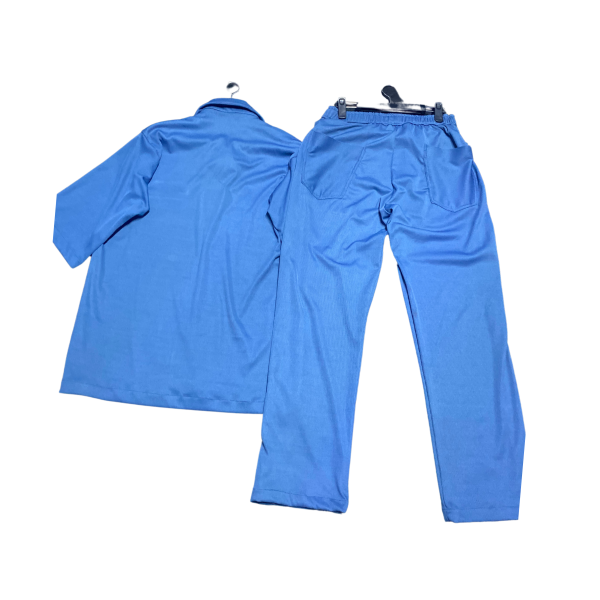 Vintage Blue Two - Piece Outfit - Image 2